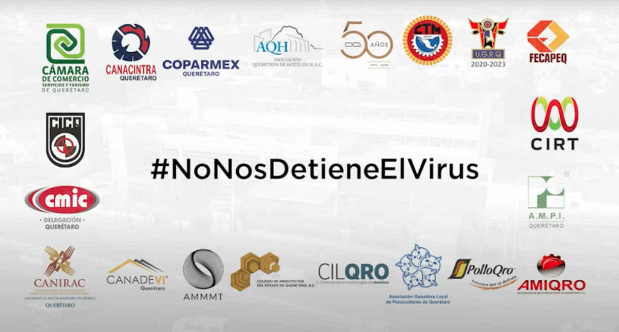 En Querétaro, #NoNosDetieneElVirus. 